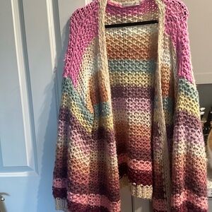 Crocheted cardigan